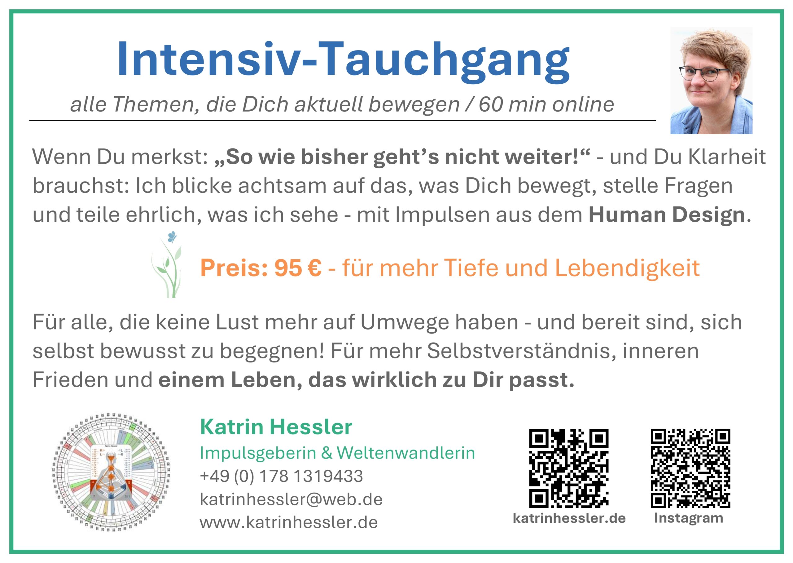 Intensiv-Tauchgang